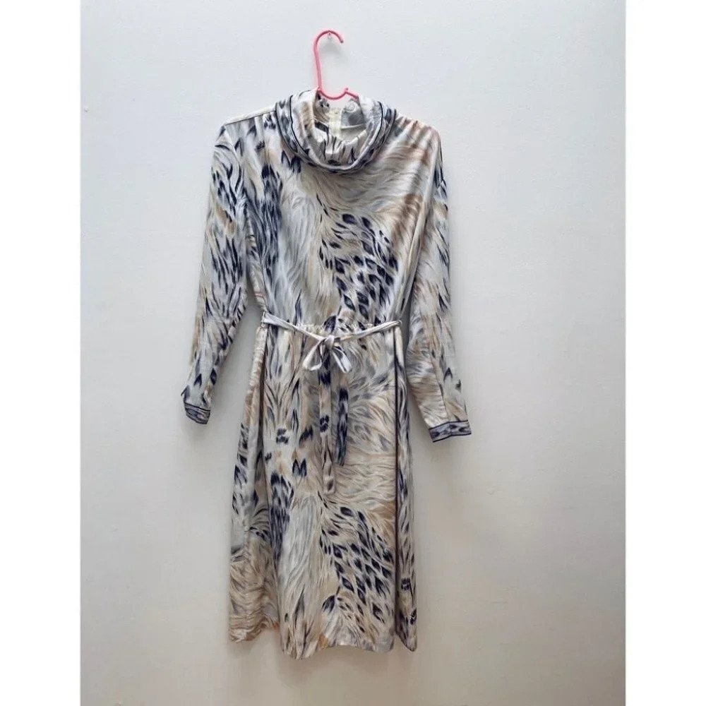 Vintage - High Collar Retro Made in Germany Dress